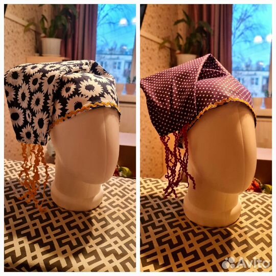 Колпаки для гномов и бант Белоснежки