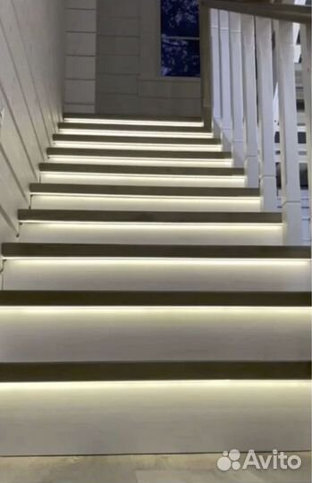 Подсветка лестницы с датчиками движения