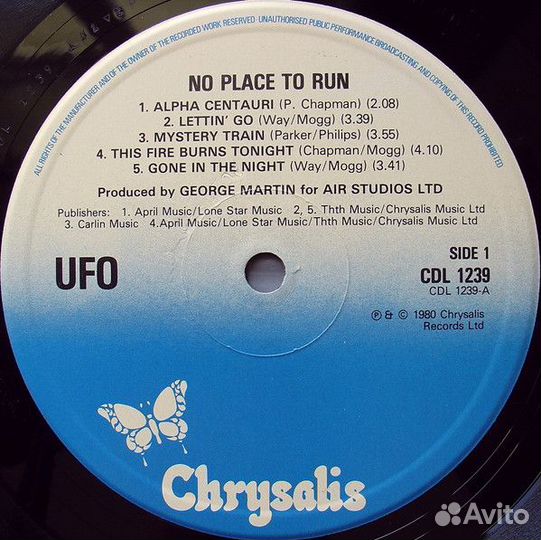 Виниловая пластинка UFO с качественным звуком