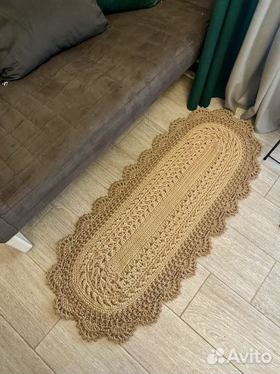 Вязаный ковер 120 * 50 см