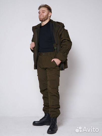 Костюм Горка 5 inruska twin флис, хаки, рип-стоп