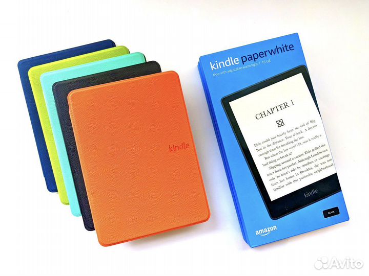 Новая Kindle Paperwhite 5 2021 16GB Black + чехол