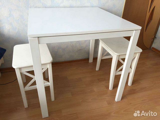 Стол икеа с табуретками ингольф купить в Москве | Товары для дома и ...