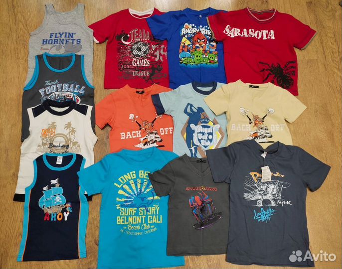 Большой пакет одежды д/м на 3-4 года