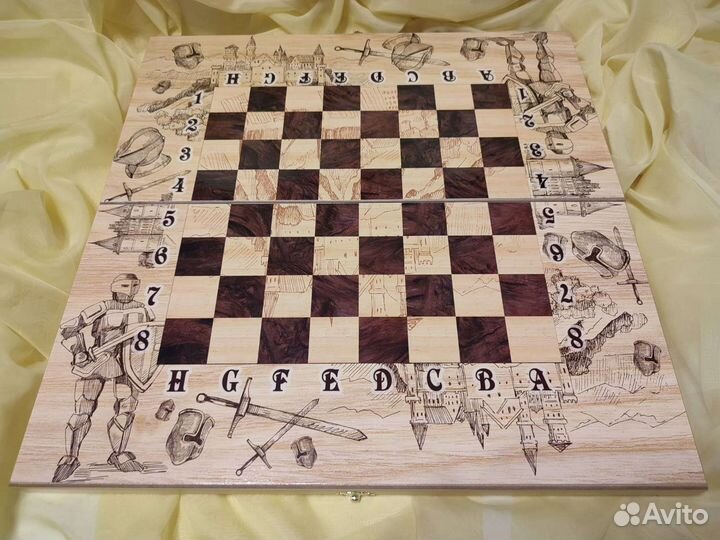 Шахматы нарды шашки 3 в 1