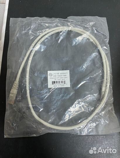 Готовый интернет кабель витая пара UTP 1м и 3м