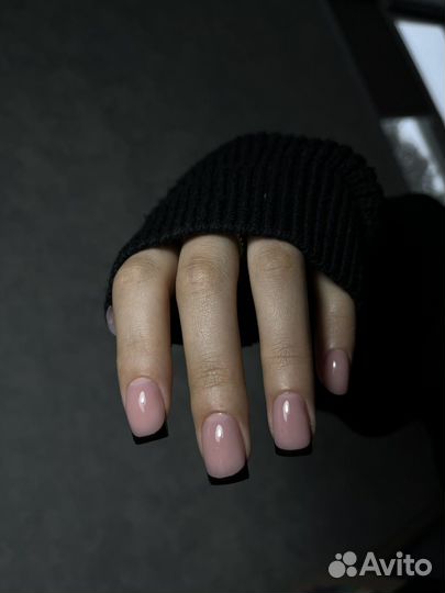 Маникюр, наращивание и выкладной френч