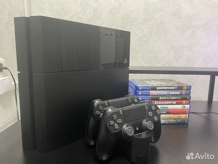 Sony playstation 4 fat 500 gb +игры +подписка