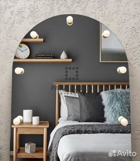 Зеркало с лампочками