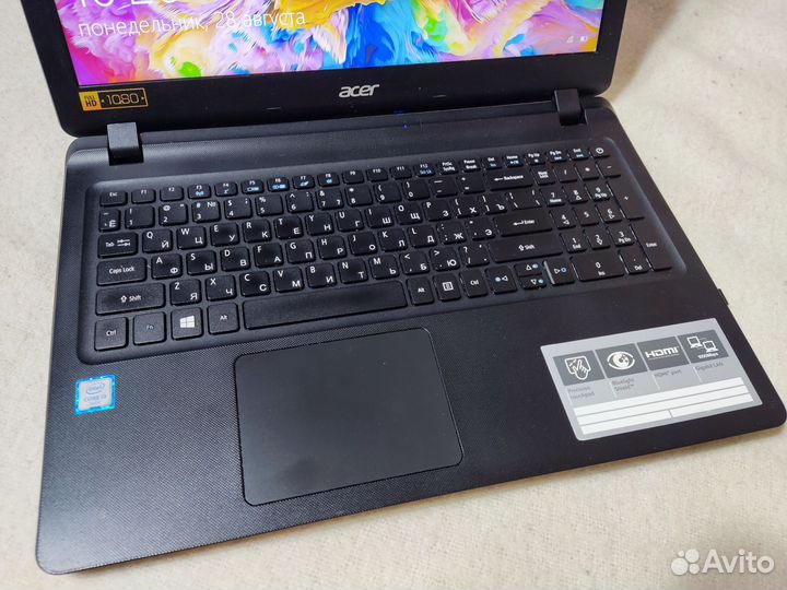 Мощный, быстрый Acer FullHD, i3 6th, 8Gb, SSD128