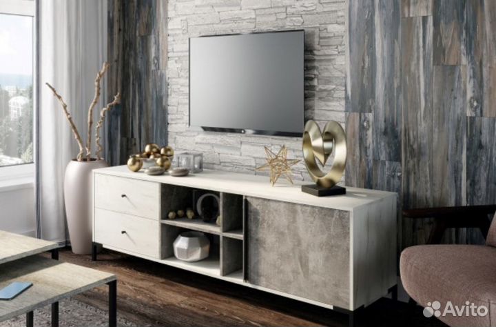 Тумба под телевизор Лофт