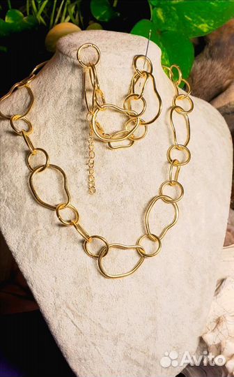 Комплект бижутерии Италия под золото