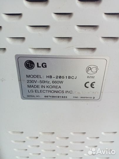 Хлебопечка LG hb 2051 bcj