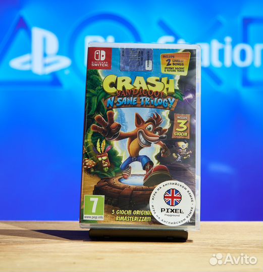 Картридж Crash Bandicoot N. Sane Trilogy Switch