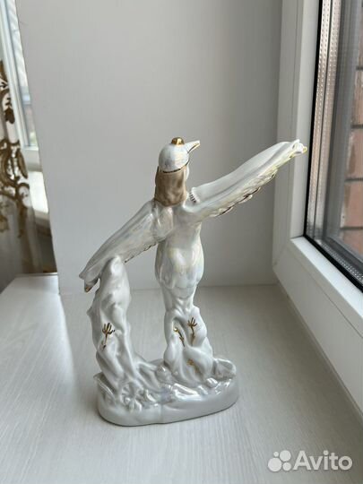 Статуэтка фарфор балерина аист СССР