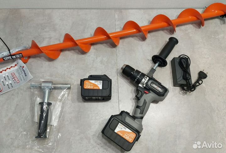 Ледобур Nanwei 150Nm + Шнек Тонар Мотошторм 110