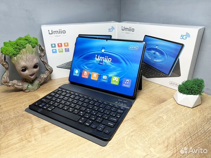 Планшет с клавиатурой Umiio A19 PRO (Серый) 6/128