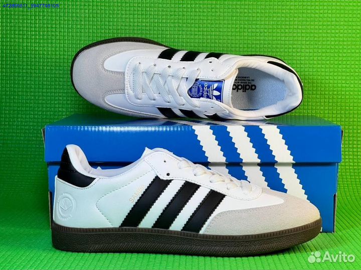 Премиальные кеды Adidas Samba White