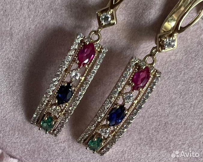 Золотые серьги