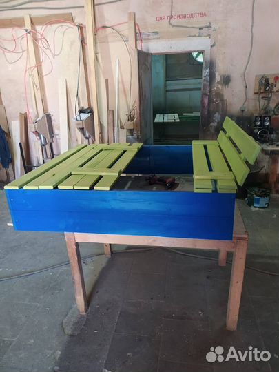 Детская песочница трансформер