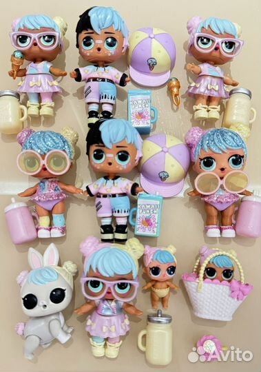 Куклы лол кукла lol lil бон бон мальчик питомец