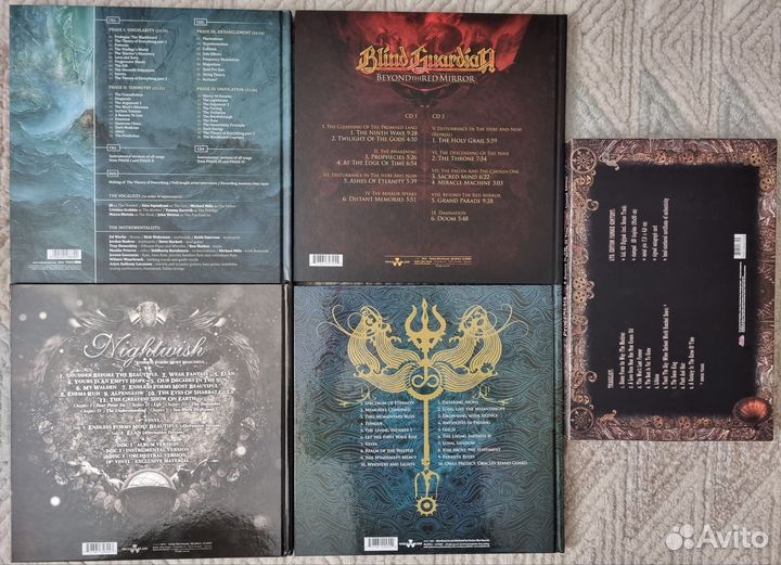 Earbook ayreon, blind guardian, Nightwish