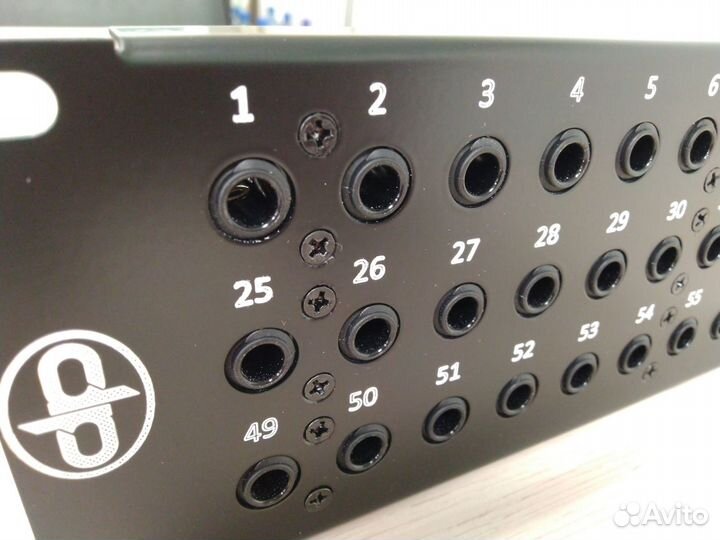 Аудио Патч-панель, Jack 6.3 (72 шт.)