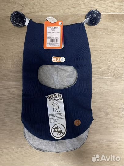 Шапка шлем новая Nils 54 размер