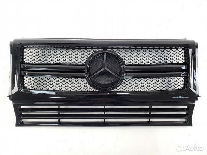 Решетка черная на гелик 63