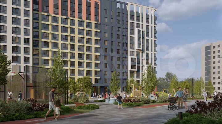 1-к. квартира, 33,4 м², 10/12 эт.