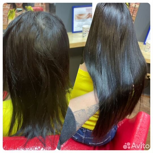 Наращивание волос,загущение,коррекция