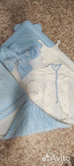 Конверт на выписку для мальчика весна осень