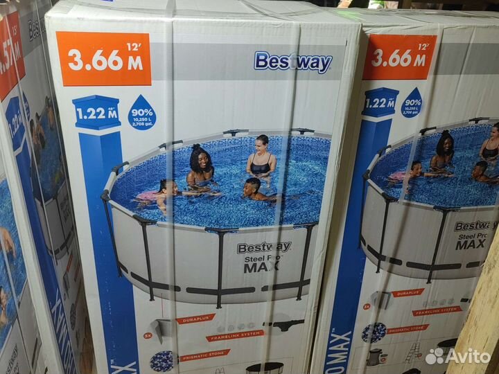 Каркасный бассейн 366 на 122см bestway 56420