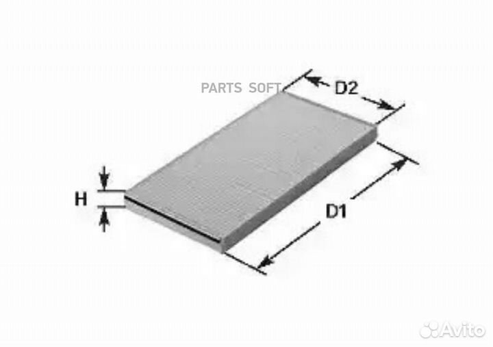 Clean filters NC2037 Фильтр салонный