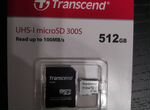 MicroSD 512gb Transcend ts512gusd300s