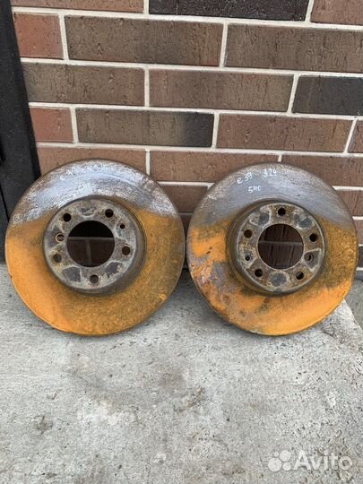 Тормозные диски передние 324 бмв е39 540