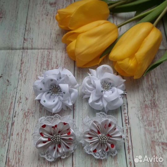 Резинки бантики для волос