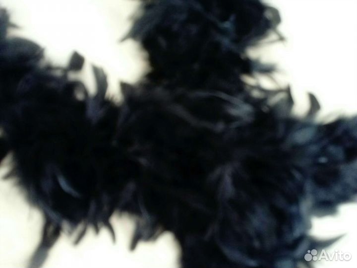 Боа черное 2м