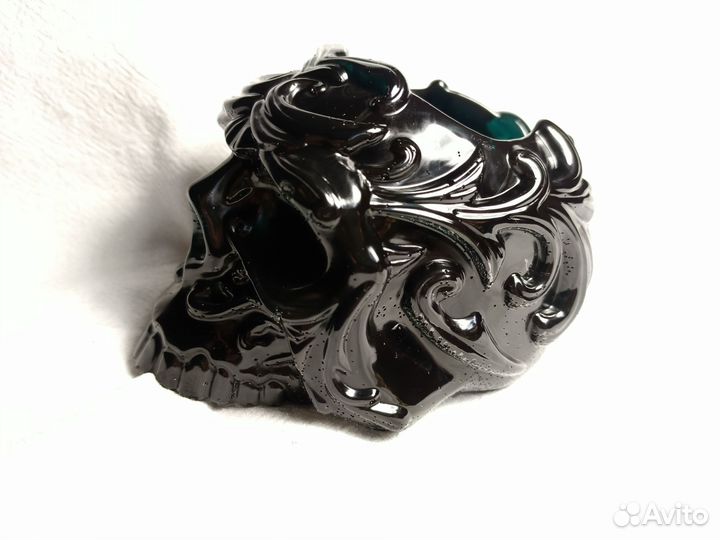 Череп эпоксидная смола ручная работа