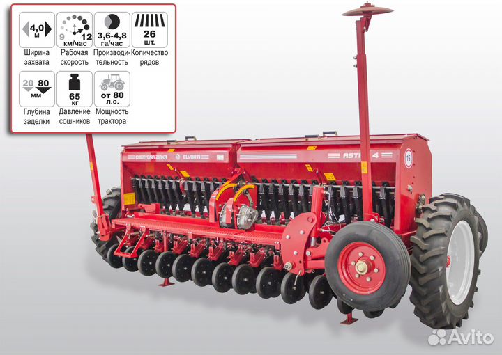 Сеялка Белинсксельмаш ASTRA 4 PREMIUM, 2023