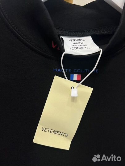 Vetements водолазка стильная (топ 2024)