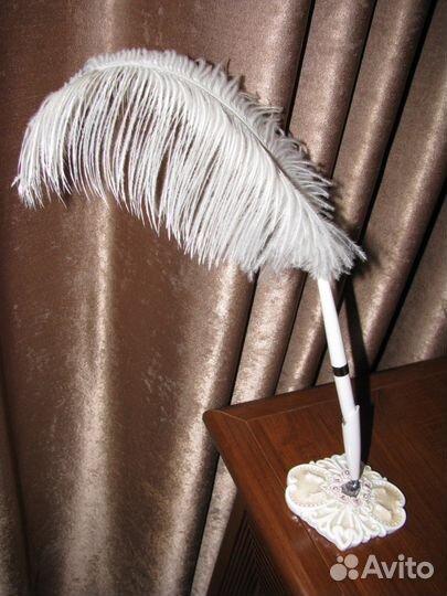 Ручка - перо на свадьбу