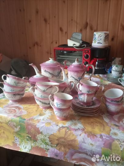 Чайно кофейный сервиз Гейша Япония