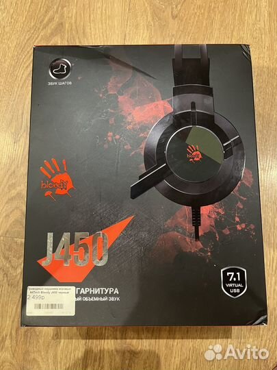 Игровые наушники bloody