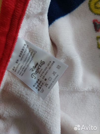 Новый. Плед покрывало с Дисней Минни и Микки