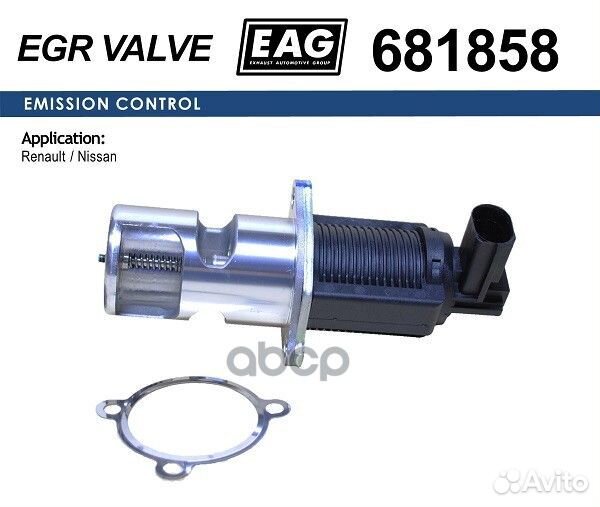 Клапан EGR renault clio/megane II/kangoo, nissan