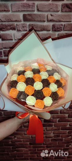 Шоколадные цветы