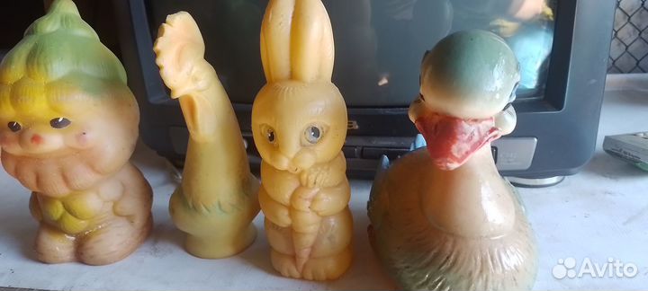 Резиновые игрушки СССР