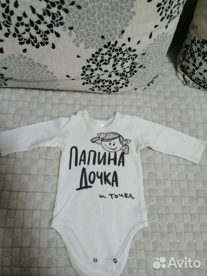 Боди для девочки 68