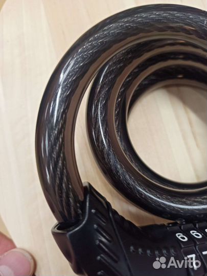 Тросовый замок кодовый 15мм 1,2м